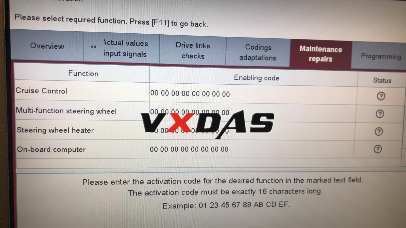 Porsche coding adapting Porsche Activation Code